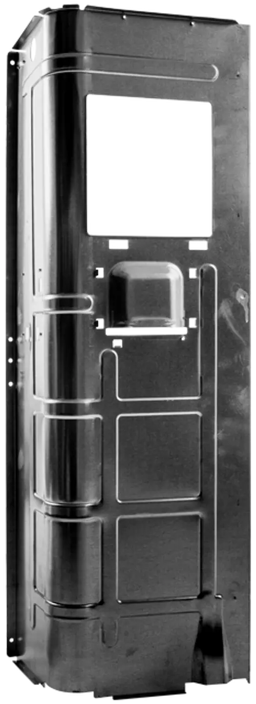 Schutzgitter aus Metall in vertikaler Bauweise, bereit für die Montage, geeignet für Wolf Produkte, einschließlich BWL-1S-7.